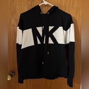 NWT - Michael Kors black and white Hooded Sweatshirt